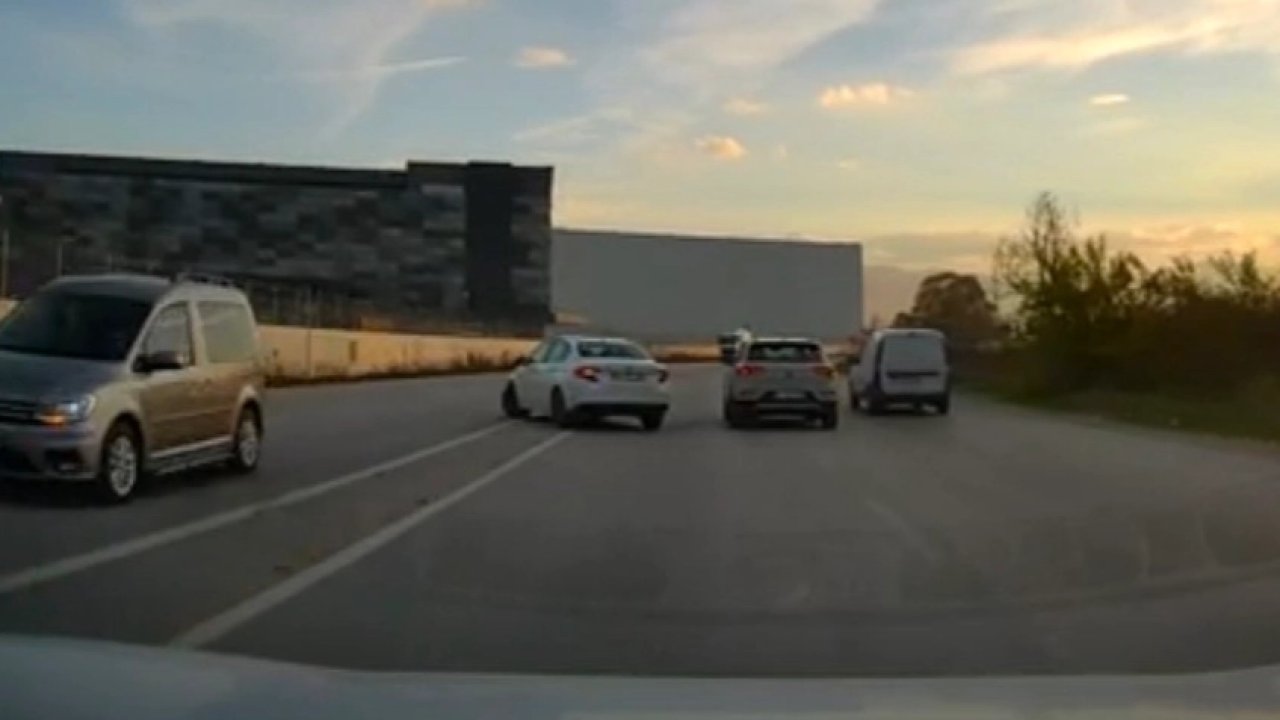 Düzce&#039;de kural tanımazlar zor anlar yaşattı!