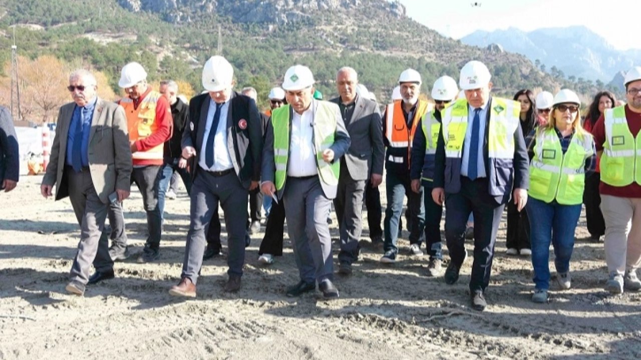 Güngör Geçer'den Adana Pozantı Atık Su Arıtma Tesisi’ne inceleme