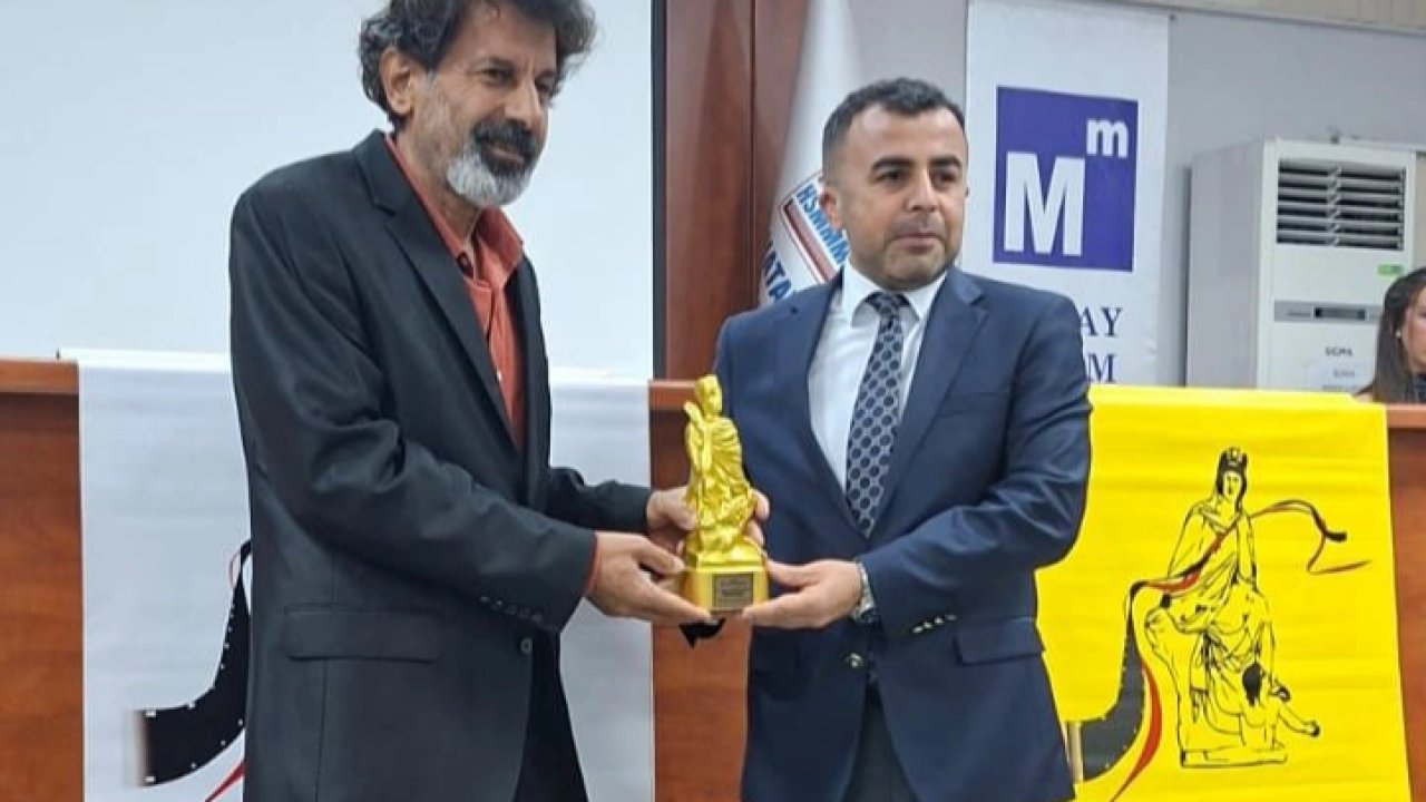 Köşe yazarımız &#039;necmi cemal&#039;e Antakya Uluslararası Film Festivali&#039;nde onur ödülü