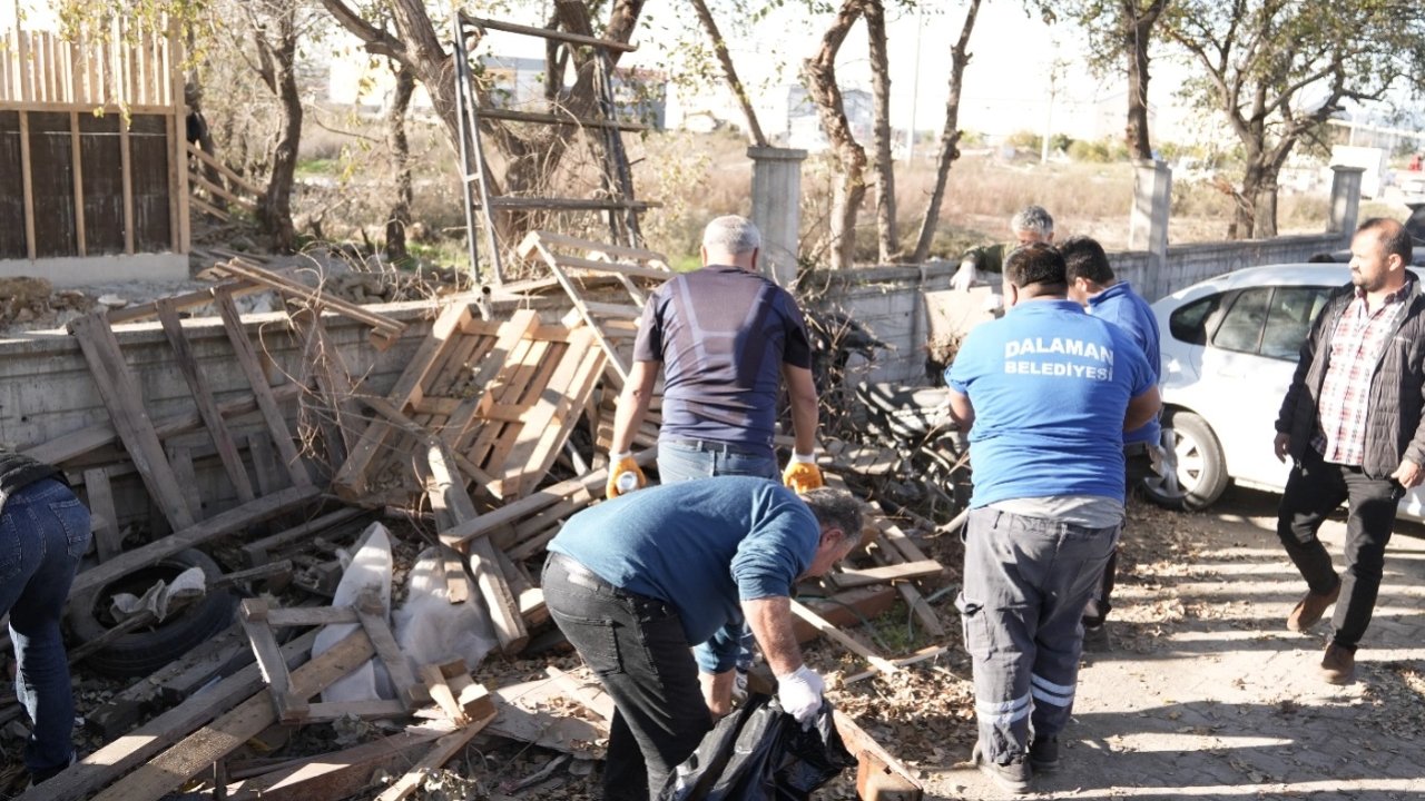 Muğla Dalaman’da 25 bin ton atık toplandı