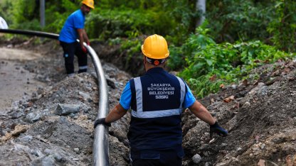 Sapanca Yanık’ta içme suyu hattı yenileniyor