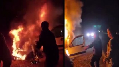 Yanan araçtan aileyi kurtaran cezaevi personeline Bakan Tunç’tan tebrik