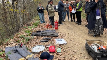 Yığılca'da orman üretim işçileri 'mesleki' ter döktü