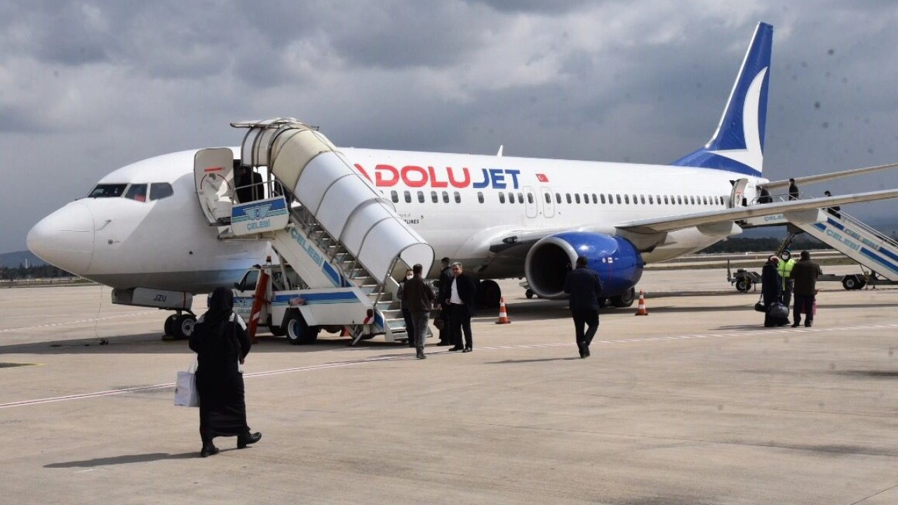 18 bin yolcu Kasım'da Yenişehir Havalimanı'nı kullandı