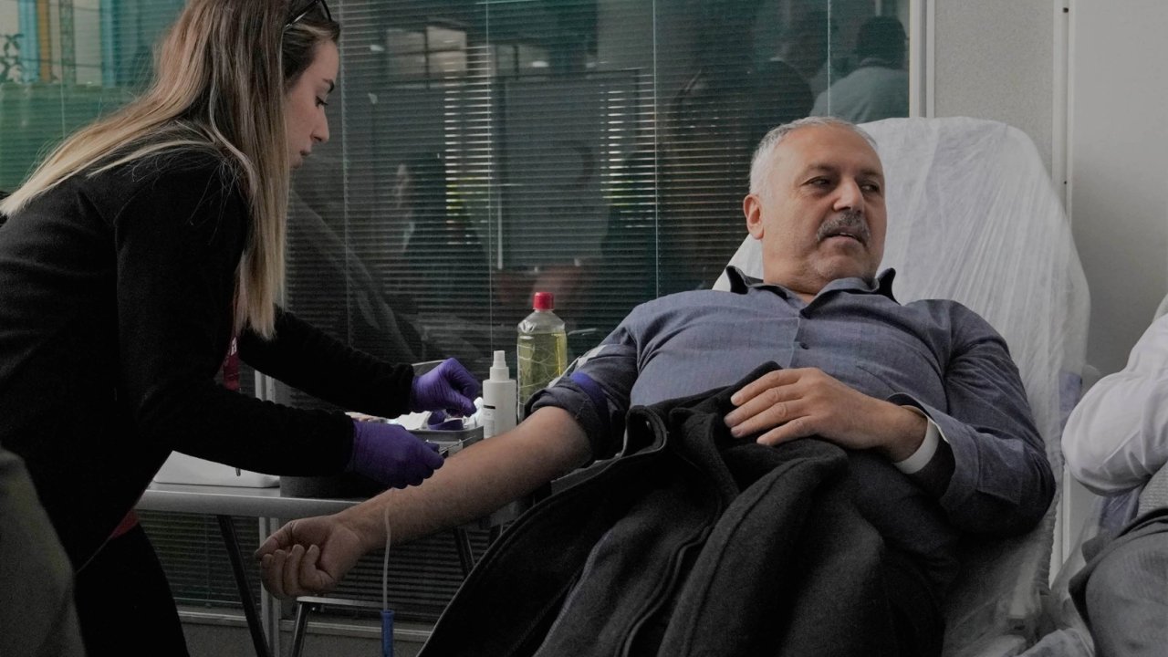 Ankara Keçiören'de Kızılay’a kan bağışı desteği