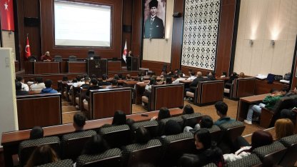 Ankara Keçiören'de stajyer öğrencilere sağlık eğitimi