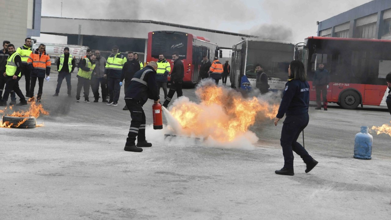 Ankara'da personele 'Acil Durum Tatbikatı'