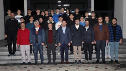 Başkan Kılca’dan Konya Hacıveyiszade Erkek Öğrenci Yurdu’na ziyaret