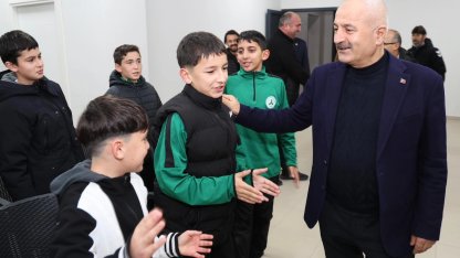 Başkan Zinnur Büyükgöz, Gebzeli genç sporcularla buluştu