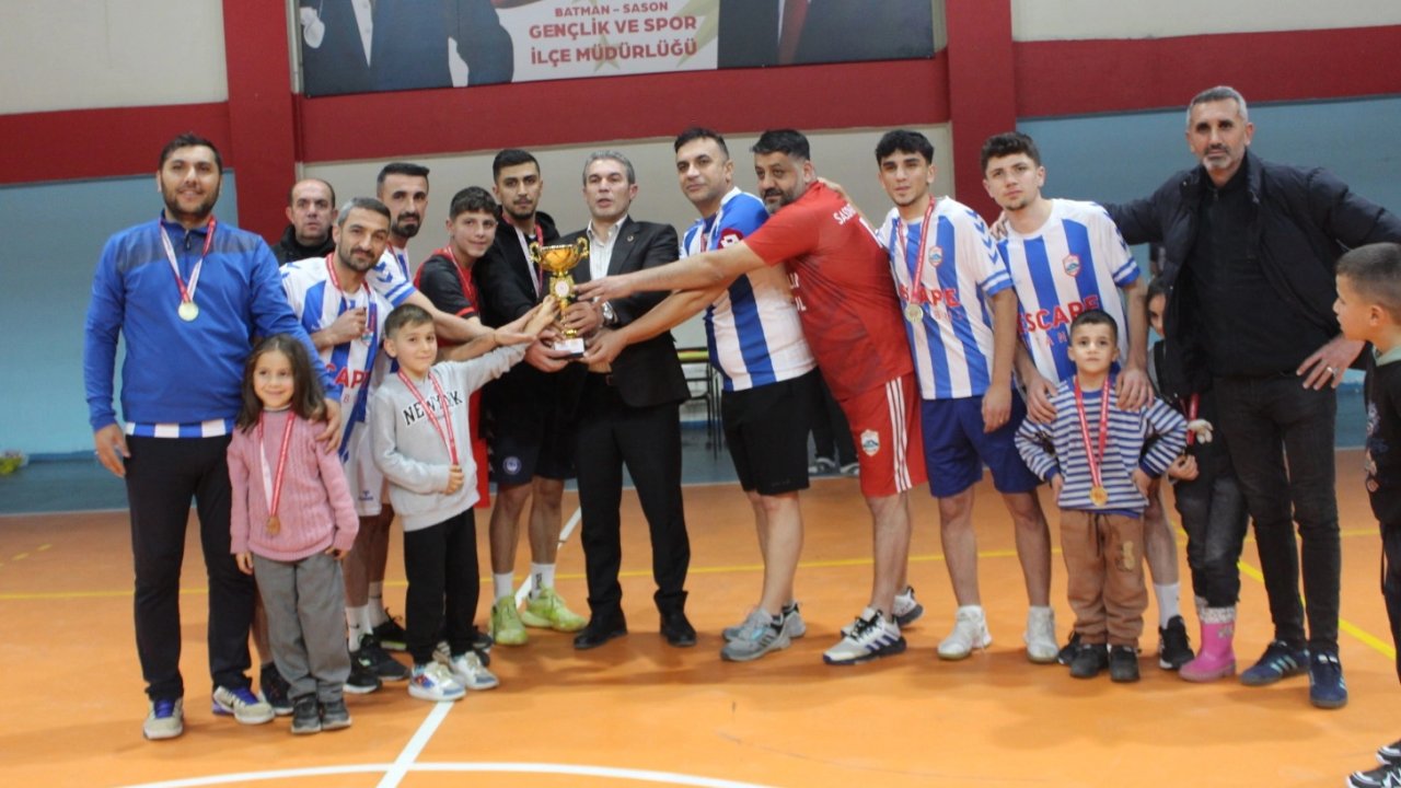 Batman Sason&#039;da voleybol turnuvası tamamlandı