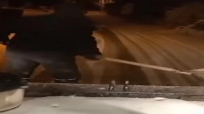 Bilecik Pazaryeri'nde karla mücadelede teyakkuzda