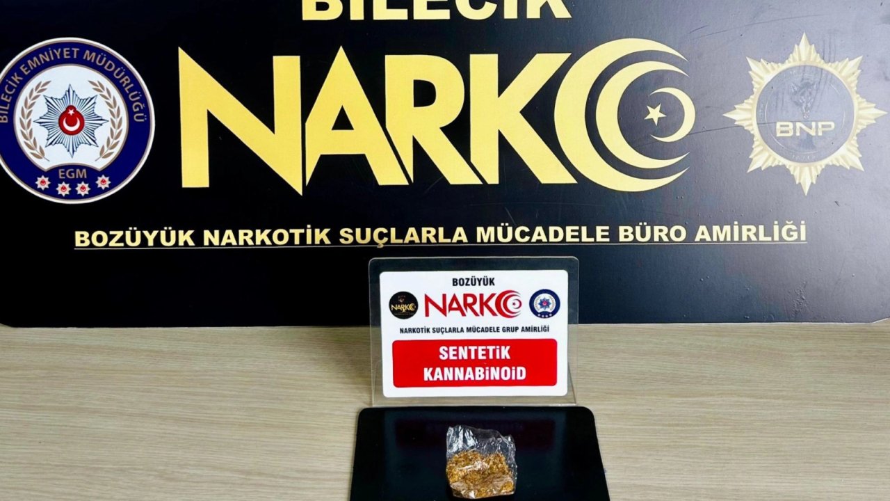 Bilecik Pazaryeri'nde narko operasyon