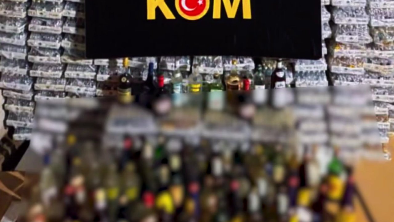 Binlerce şişe ele geçti... 81 ilde kaçak ve sahte alkole darbe!