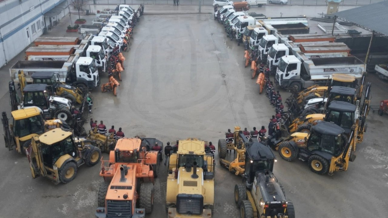 Bursa İnegöl Belediyesi’nde kış hazırlıkları tamam