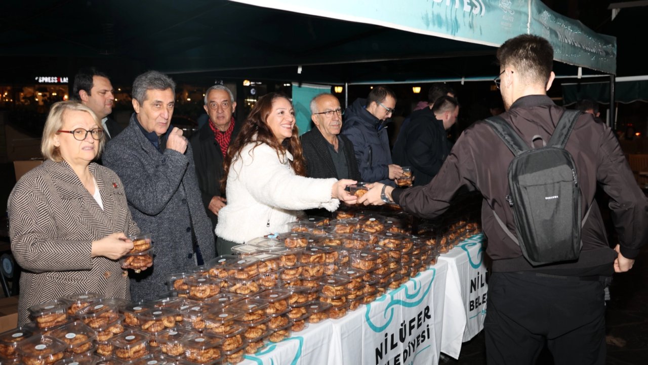 Bursa Nilüfer’de kandil geleneği yaşatıldı