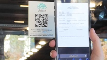 Bursa Nilüfer’de QR kod ile ruhsat dönemi başladı