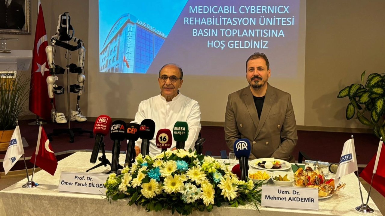 Bursa&#039;da Cyber-Nöro Robotik Yürüme Ünitesi hizmete girdi... Tedavide yeni dönem