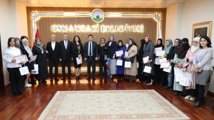 Bursa'da Osmangazili kadınlar geleceğe umutla bakıyor