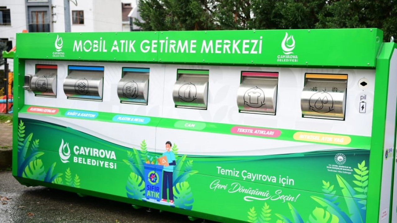 Çayırova’da 4 yeni noktaya atık getirme merkezi