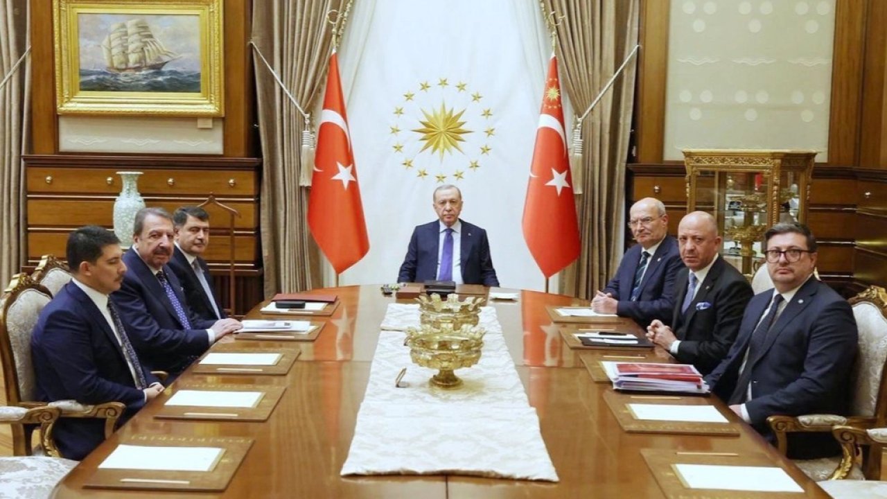 Cumhurbaşkanı Erdoğan, ATO Başkanı Baran ve Ankara heyetini kabul etti