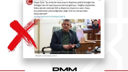 Dezenformasyon'dan İHA düşürme iddialarına yalanlama