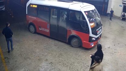 Düzce'de halk otobüsü şoförlerinden örnek davranış