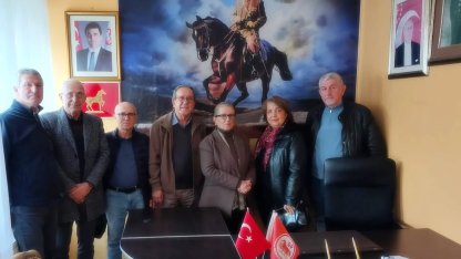 Edirne Emekliler Derneği’nden DP İl Başkanı Ayten Ercan’a ziyaret