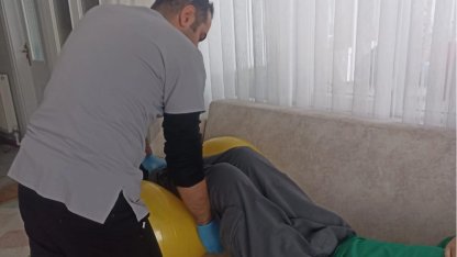 Gaziantep Büyükşehir’den evde fizik tedavi hizmeti