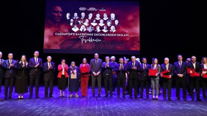 Gaziantep’e değer katanlar ödüllendirildi