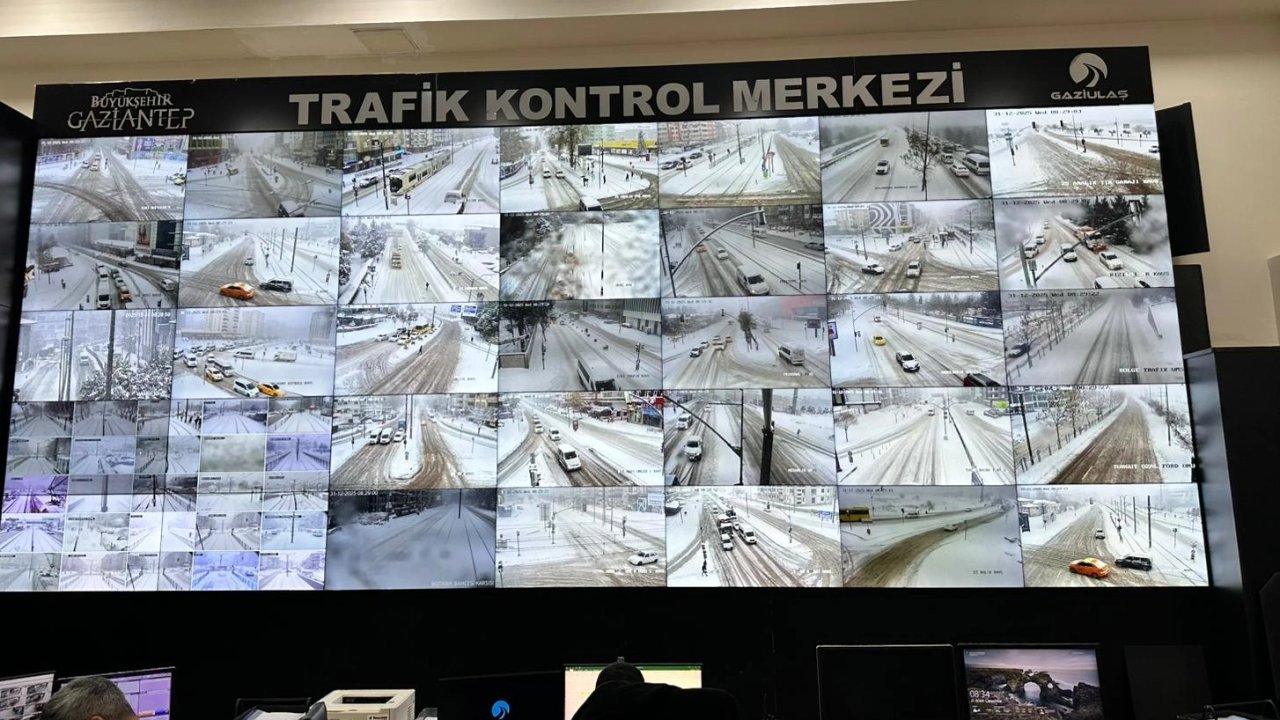 Gaziantep’te karla mücadele yapay zeka destekli yürütülüyor