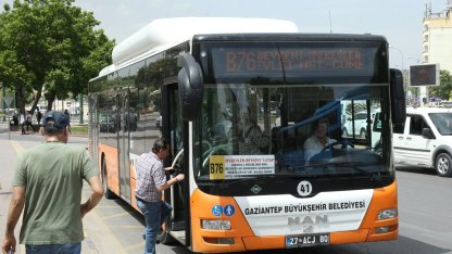 Gaziantep'te toplu ulaşım hattına yeni bir hat ekledi