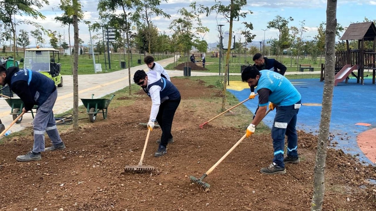 Gebze Millet Bahçesi'nde etkin çalışma