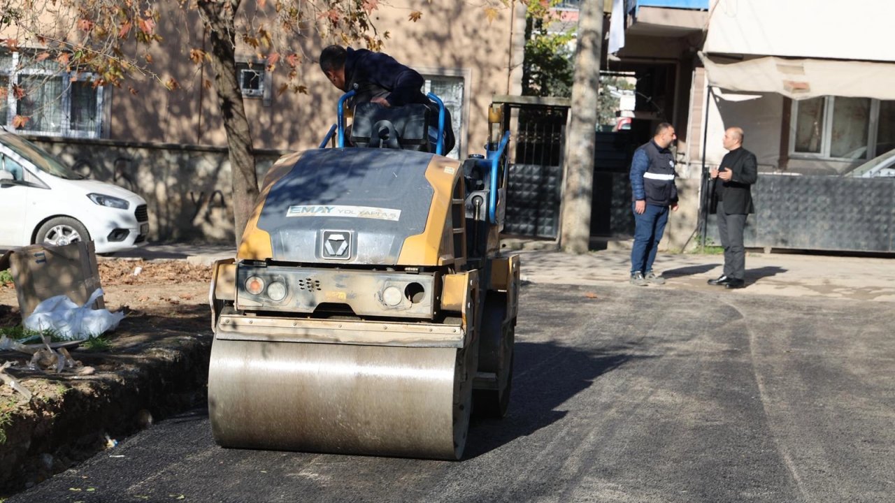 Gebze'de 90 sokakta yol çalışması