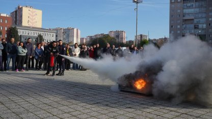 İstanbul Beylikdüzü Belediyesi çalışanlarına 'yangın güvenlik' eğitimi