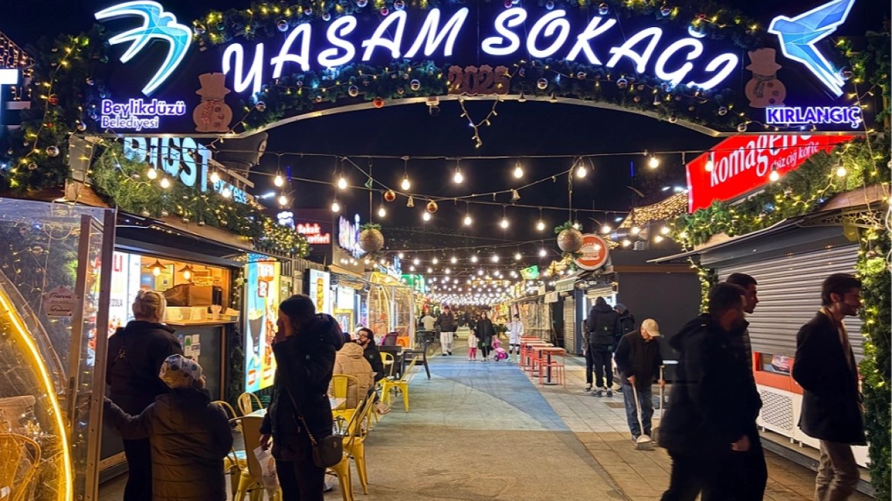 İstanbul Beylikdüzü'nde kış festivali başladı