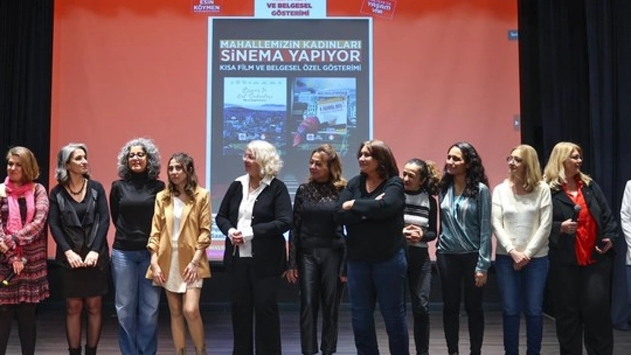 İstanbul Maltepeli kadınlar sinema ile seslerini duyurdu