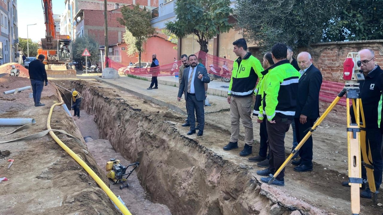 İzmir Ödemiş&#039;te altyapıda yoğun tempo