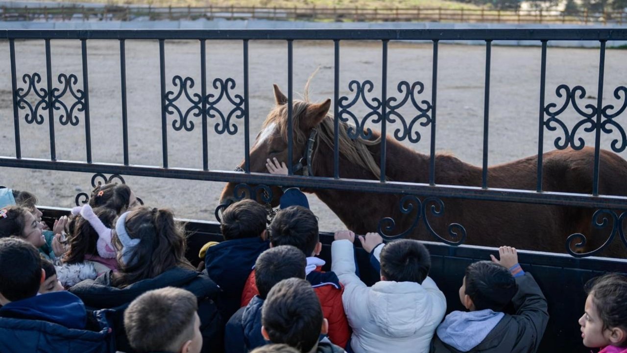 İzmirli çocuklara hayvan sevgisi kazandırılıyor