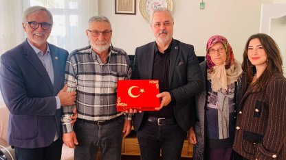 İzmit Derince'de Kıbrıs gazilerine anlamlı ziyaret