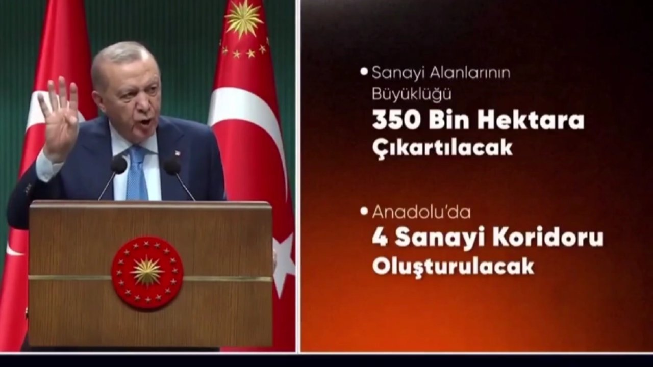 Kabine sonrası önemli mesajlar... Ekonomide 2028 hedefi 1,9 trilyon dolar... Anadolu&#039;da 4 sanayi koridoru oluşturulacak