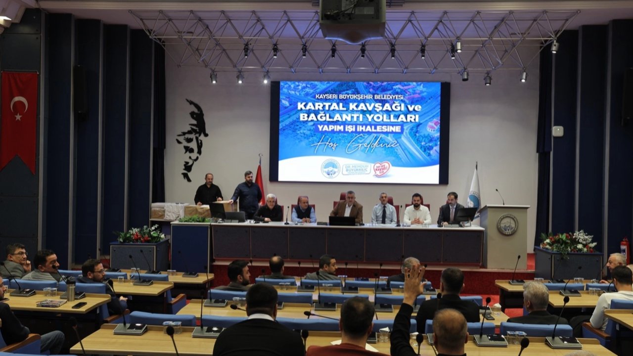 Kayseri Kartal kKavşağı'nda ihale zamanı
