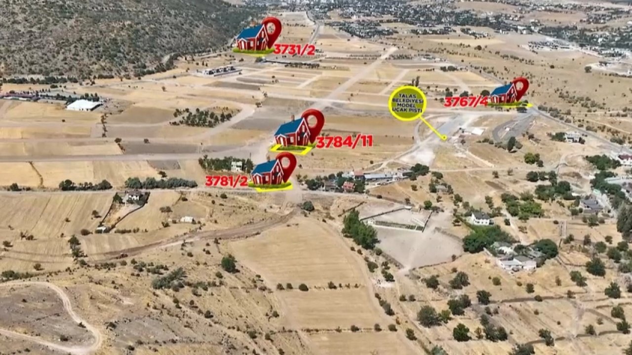 Kayseri Talas'ta 14 prestijli villa satışa çıkıyor