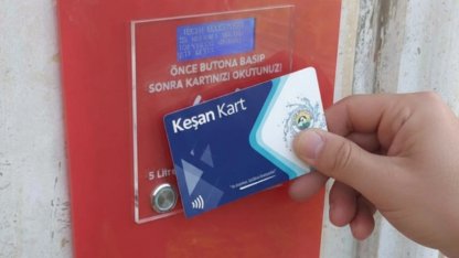 Keşan'da hayır çeşmelerinde kartlı dönem