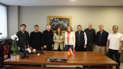 Kırgız heyet Antalya’da çevreci tesisi ziyaret etti