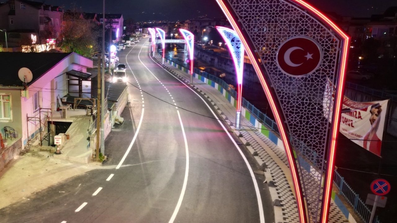 Kocaeli İzmit’te cadde ve sokaklar yenilendi