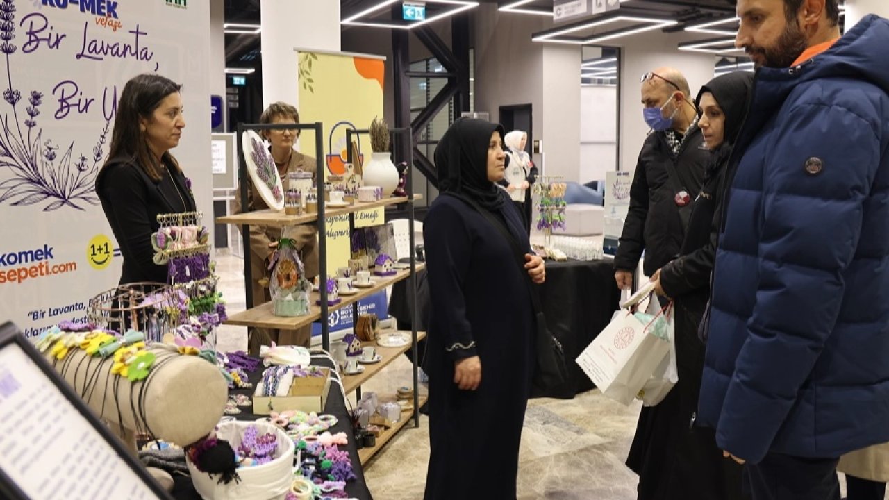 Kocaeli KOMEK’ten ‘Bir Lavanta Bir Umut’ desteği