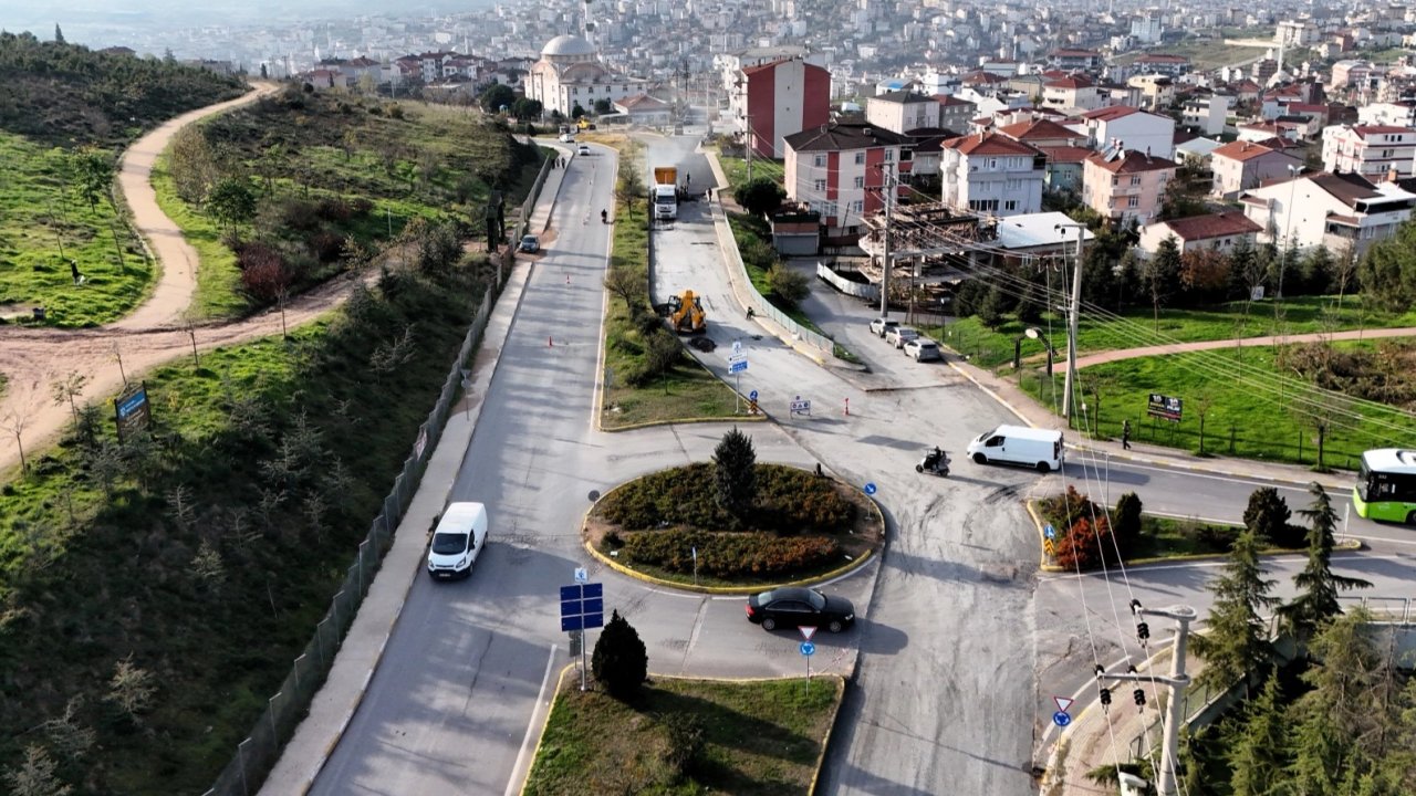 Kocaeli&#039;de Gebze Anadolu Caddesi&#039;ne Büyükşehir eli değdi