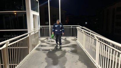 Kocaeli'den buzlanmaya karşı yoğun mesai