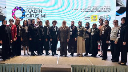 Konya Büyükşehir'den kadın gücüne destek