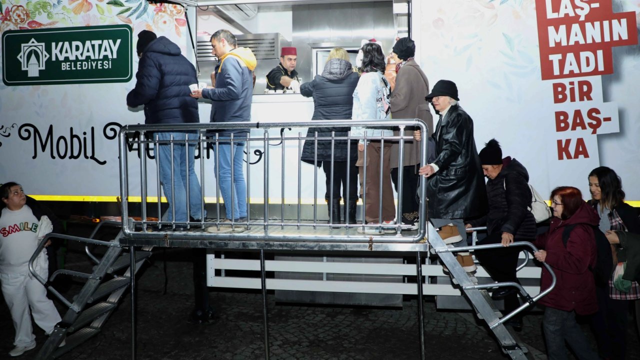 Konya Karatay’da sahlep geleneği bu yıl da sürüyor